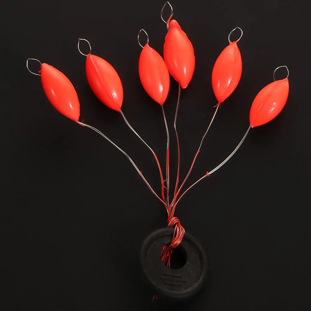 240 шт. (40 упаковок)/Лот овальные мини-поплавки для рыбалки бобы рыболовные