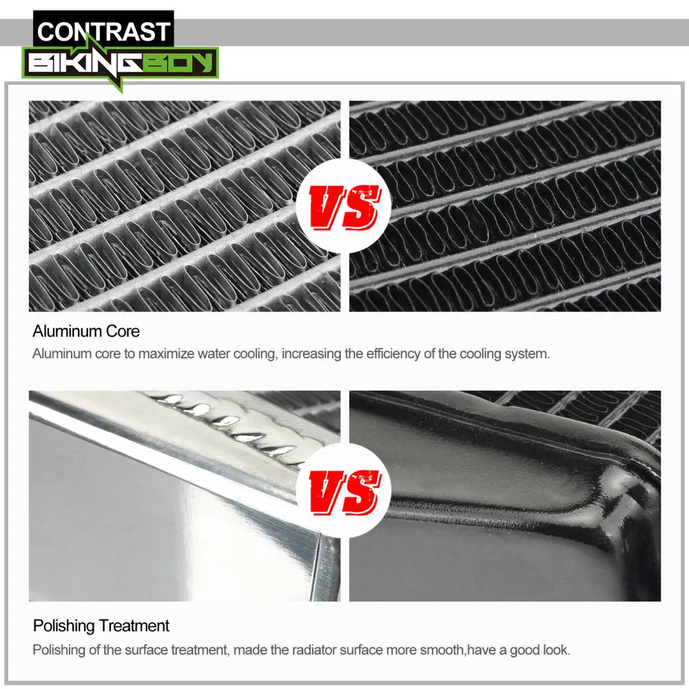 Охлаждение радиатора двигателя BIKINGBOY для Polaris 500 Sportsman Touring H.O. 09-13 10 Лес 11 12 13 400