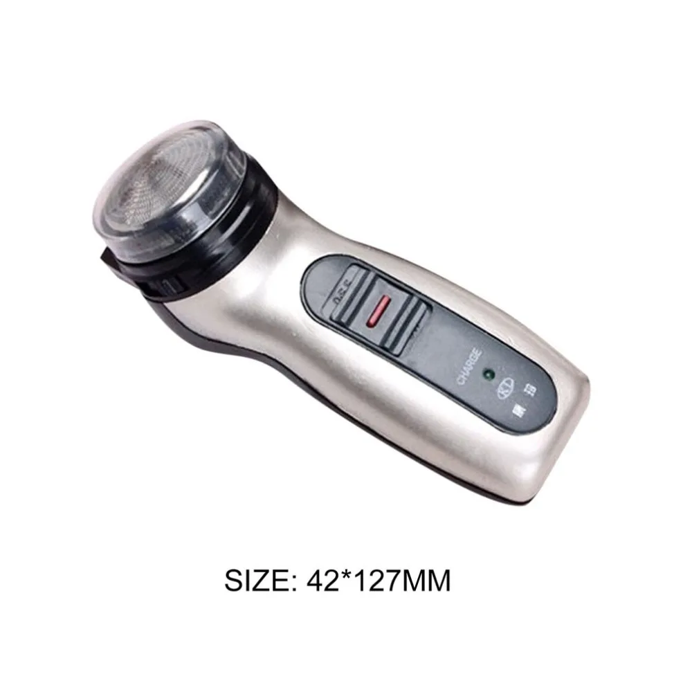 

Dual Use Men Shaver Rechargeable Stainless Steel Blade Shaving Machine Razor Rotating Portable Electric Beard Trimmer