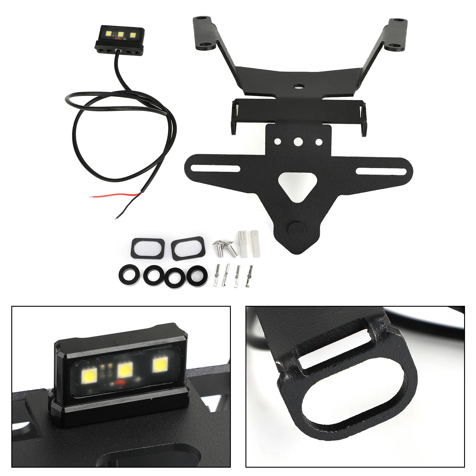 

Topteng Motorcycle License Plate Holder Frame Bracket For Honda CB650R CBR650 2019-2020 Motor Bike Accessories Parts