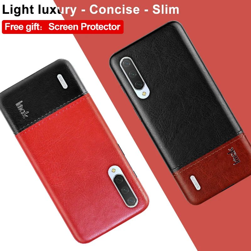 Роскошные Чехлы Imak Ruiyi для Xiaomi MI 9 Lite A3 MIA3 CC9e CC9 тонкий чехол задняя крышка телефона