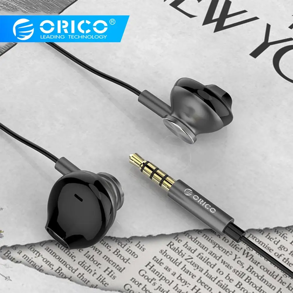 ORICO Металлические Наушники Hi-Fi, красочные наушники, наушники HIFI, басы, игровые наушники для телефона, компьютера, Xiaomi, huawei, наушники