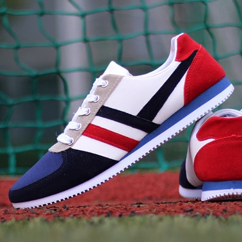 Кроссовки мужские легкие на шнуровке Повседневная Удобная обувь для ходьбы и