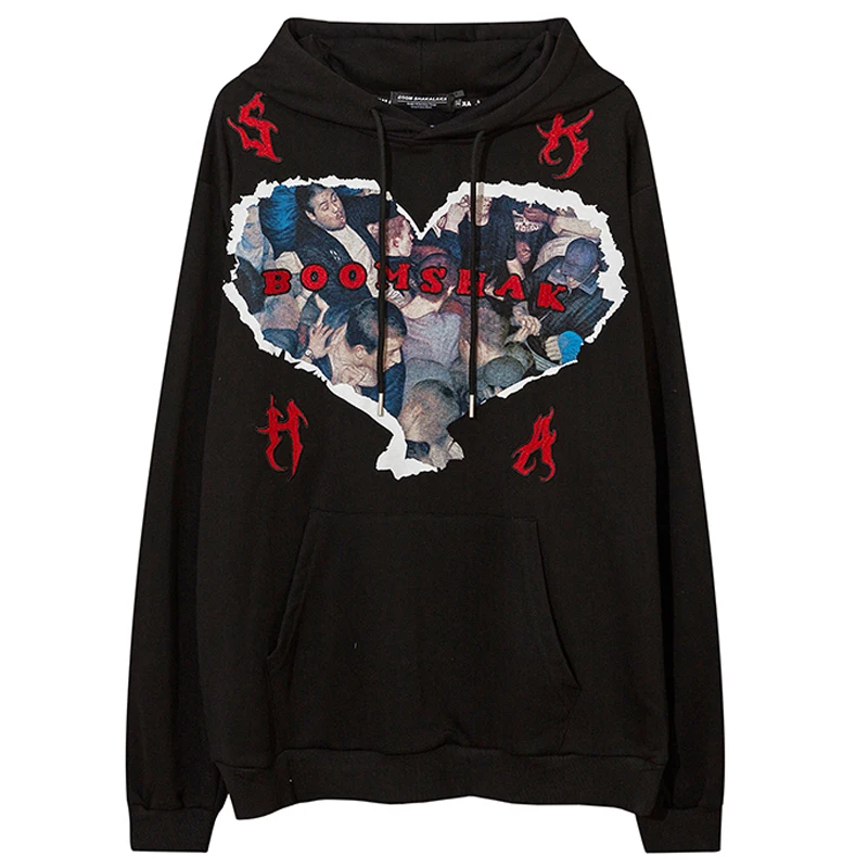 

Men's Couple Graphic Printed Hoodies Sweatshirt Unisex Autumn Oversize Retro Pullover 100%Cotton Hooded Tops Coat худи оверсайз