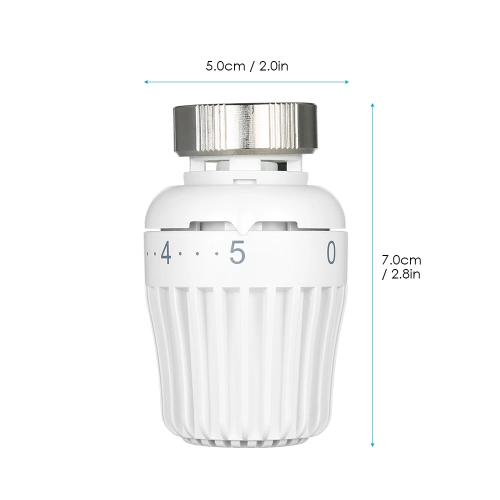 Новые портативные Термостатические радиаторные клапаны клапана контроля