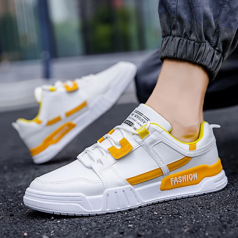 

New autumn men's board shoes, small white shoes, student trendy shoes, vibrato fast hand live broadcast explosion models