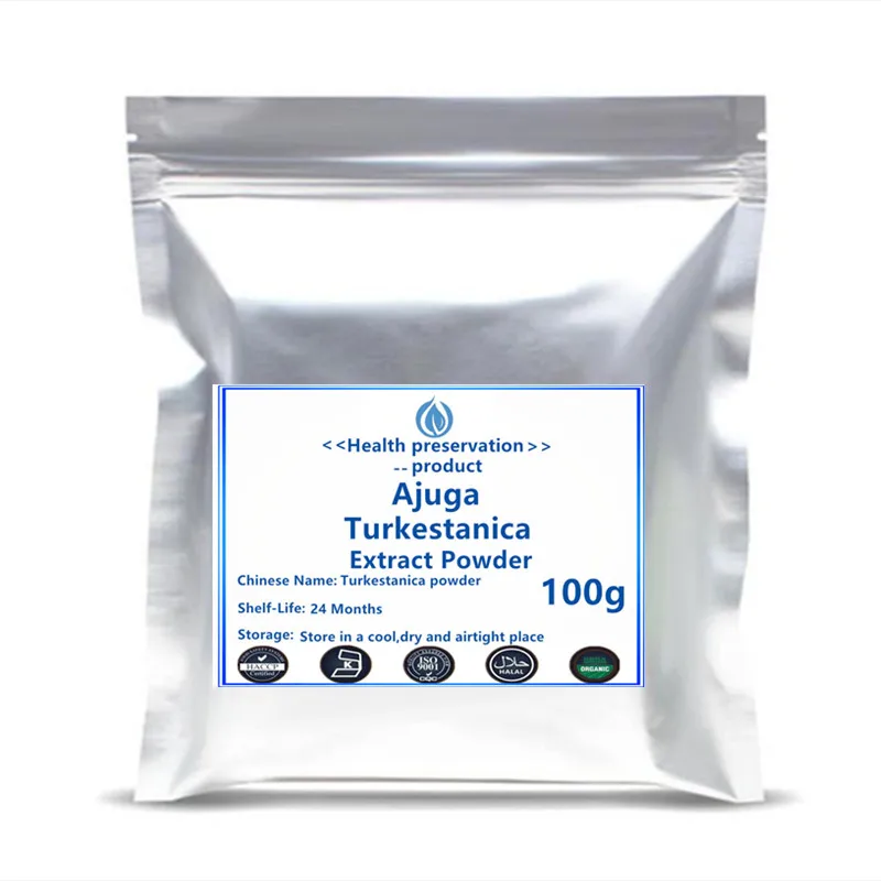 

Pure Natural Ajuga Turkestanica Turkesterone Extract Powder Herb Agaricus slime alleviation of anxiety and fatigue face glitter