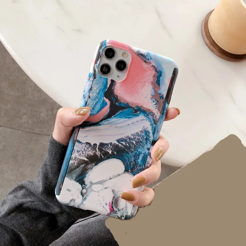 Модный Твердый чехол для iPhone 11 Pro Max XS Max X XR 6 6S 7 8 Plus с полной защитой, 360 градусов, пластиковый чехол