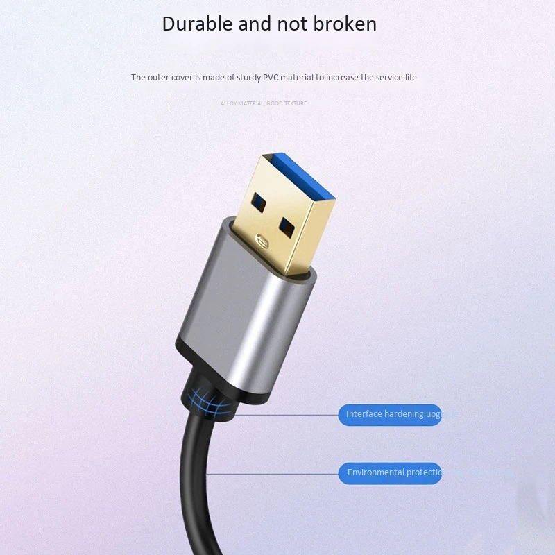 

7 Port High Speed USB3.0 HUB Multiple Aluminum Alloy USB Splitter 300MB/S Extension Adapter Hub for PC Desktop