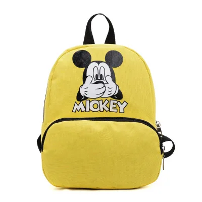 Disney Микки Маус мальчик девочка рюкзак Детская сумка через плечо маленький рюкзак в детский сад школьная сумка мультфильм детская сумка - Цвет: 4