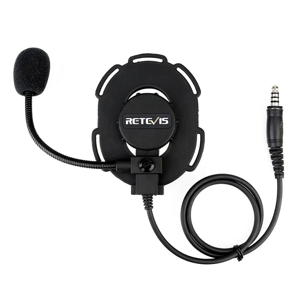 2-1Retevis EH060K High Quality Tactical Headset Military Headset With PTT Headphone For Walkie Talkie
