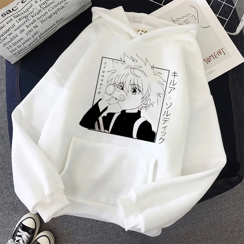 

Men Women 2021 Autumn Japanese Anime Manga Kawaii Hunter X Hunter Hoodies Sweatershirt Casual Print Tracksuit Hoodied Sweater