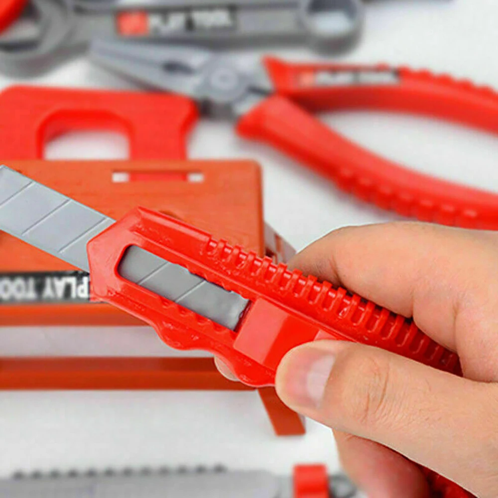 

44pcs Learning Engineering Puzzle Toys Kids Toolbox Kit Educational Toys Simulation Repair Tools Toys Drill Plastic Game Gifts