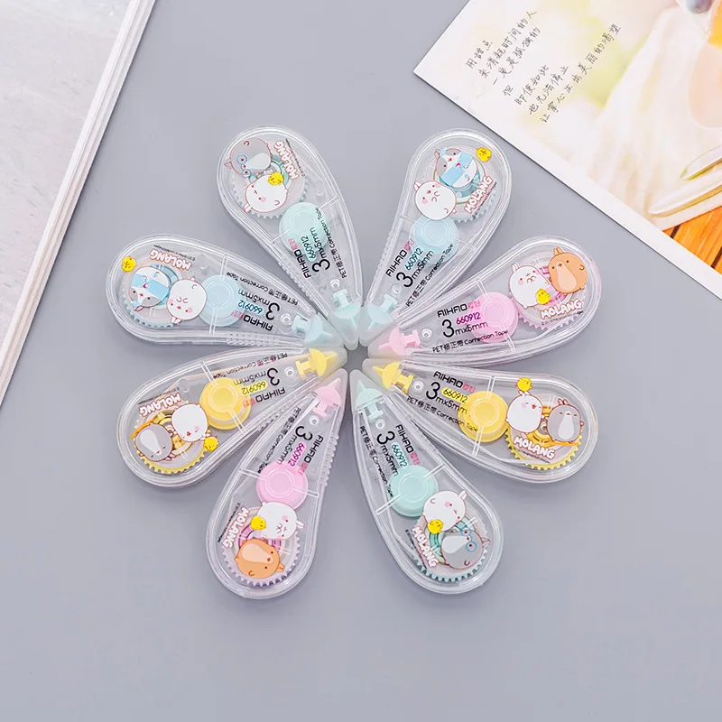 2 шт мультфильм Свежий Простой Прозрачный коррекция лента портативная 6 м офисные