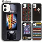 Krajew Back To The Future VHS чехол для телефона iPhone 5s 6s 7 8 plus X XS XR 11 12 13 pro max Samsung Galaxy S8 S9 S10 Plus
