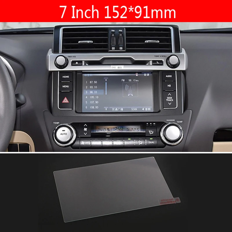 

Для Toyota Land Cruiser Prado 150 2010-2019 протектор экрана навигации автомобиля из закаленного стекла Защитная пленка для сенсорного дисплея Защитная Наклейка
