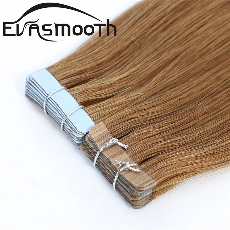 Evamooth 2020 New Skin Weft Machine Remy волосы для наращивания натуральные человеческие прямые
