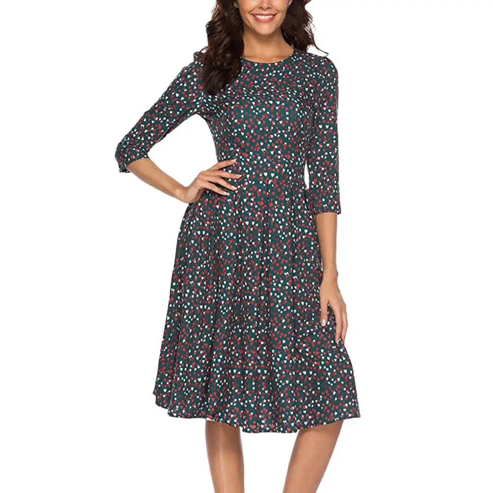 Женское повседневное сексуальное платье 2019 весна лето популярное в горошек с