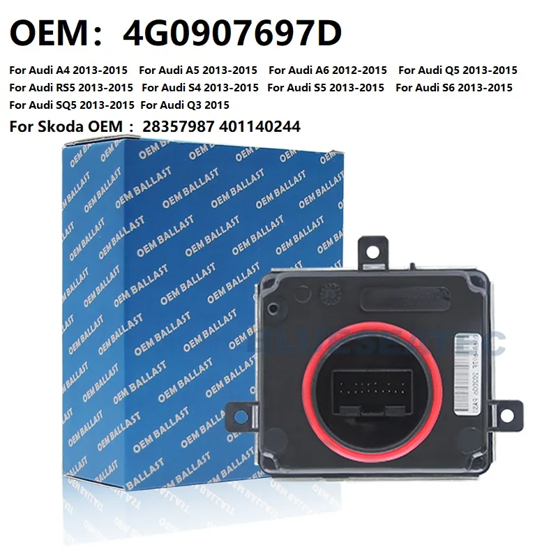 

NEW OEM D1 For Audi A8 TT A4 A6 A5 A3 For Skoda XENON OEM LED Module Ballast Control Replaces 4G0907697D