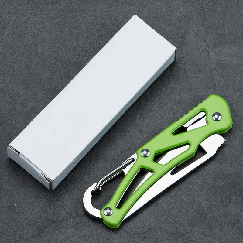 

600PCS Camping Folding Knife Stainless Steel Pocket Knives Keychain Cutter Outdoor EDC Tools