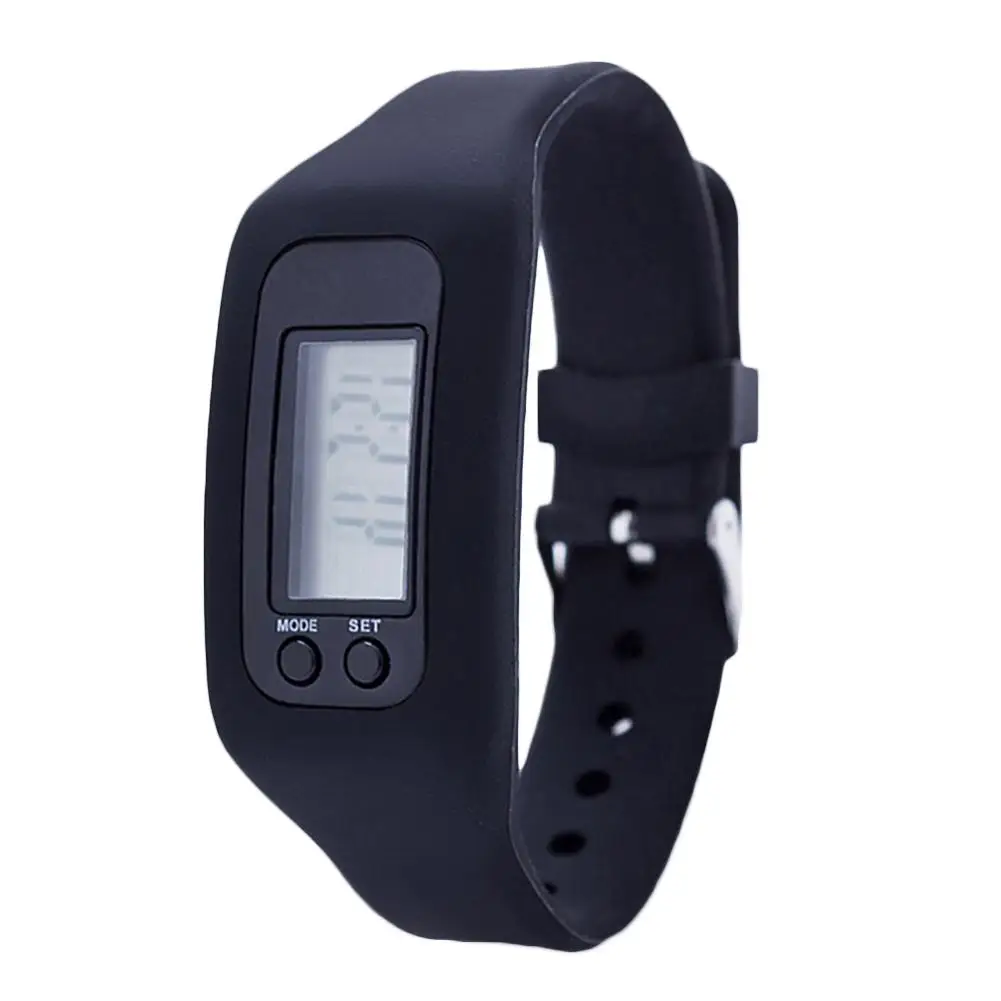 Детские цифровые часы браслет с шагомером шаговым шагом счетчиком