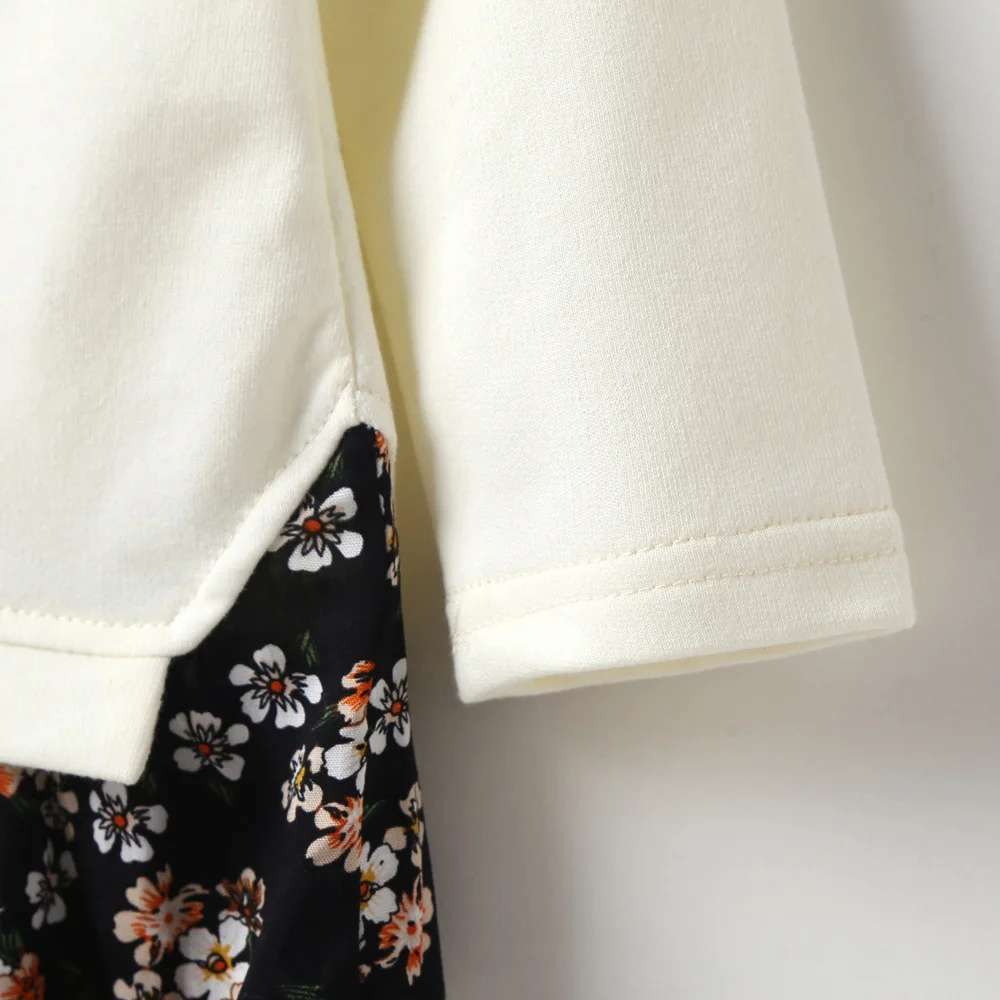 Детское вечерние ковое платье для девочек с принтом кролика цветов бантом |