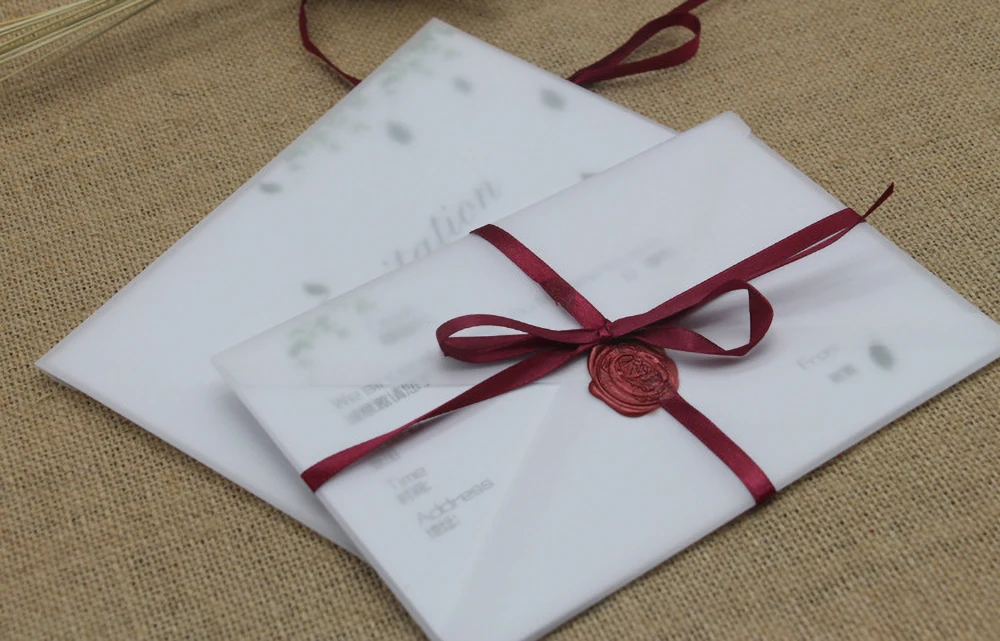 

30pcs/lot Semi-transparent Sulfuric Acid Paper Envelopes For DIY Postcard /Card