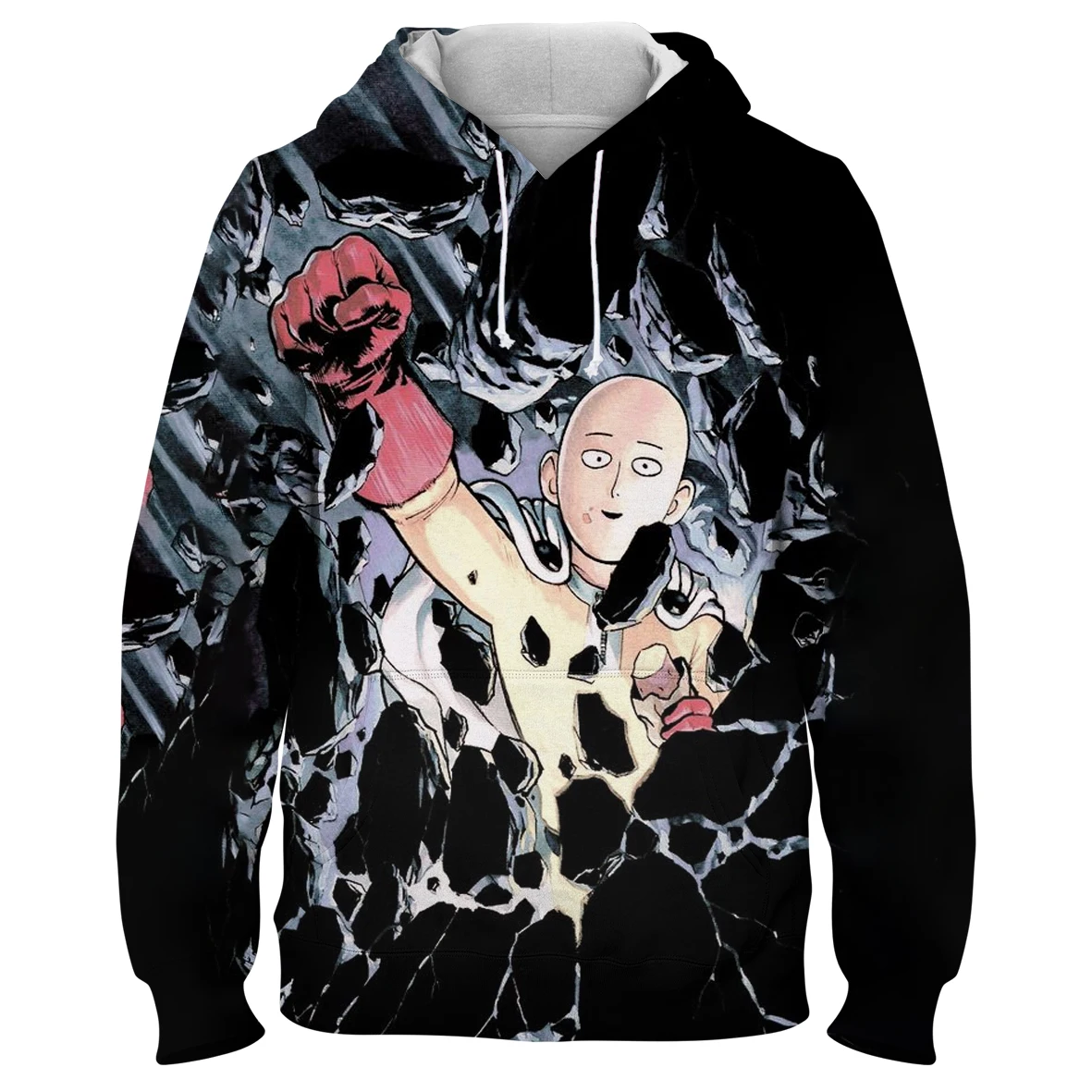 

Толстовка One Punch Man с 3D принтом, забавная Мужская Толстовка Оверсайз в японском стиле аниме, пуловер для мальчиков-подростков, топы, спортивна...