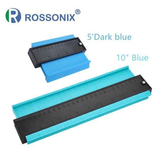 5in Blue-10 Green Rossonix 2 шт. форма контурный Калибр Дубликатор 5 дюймов 10 дюймов пластиковый профиль копировальный Калибр деревянная маркировка обмотки труб плиточный ламинат - Цвет: 5in Blue-10 Green