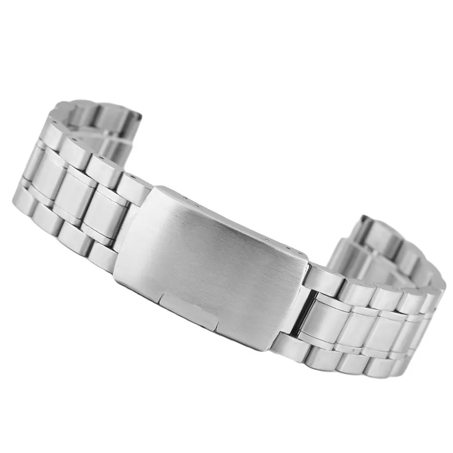 Ремешок для часов серебристый/черный/золотой/серебристый золотой ширина 18/20/22 мм