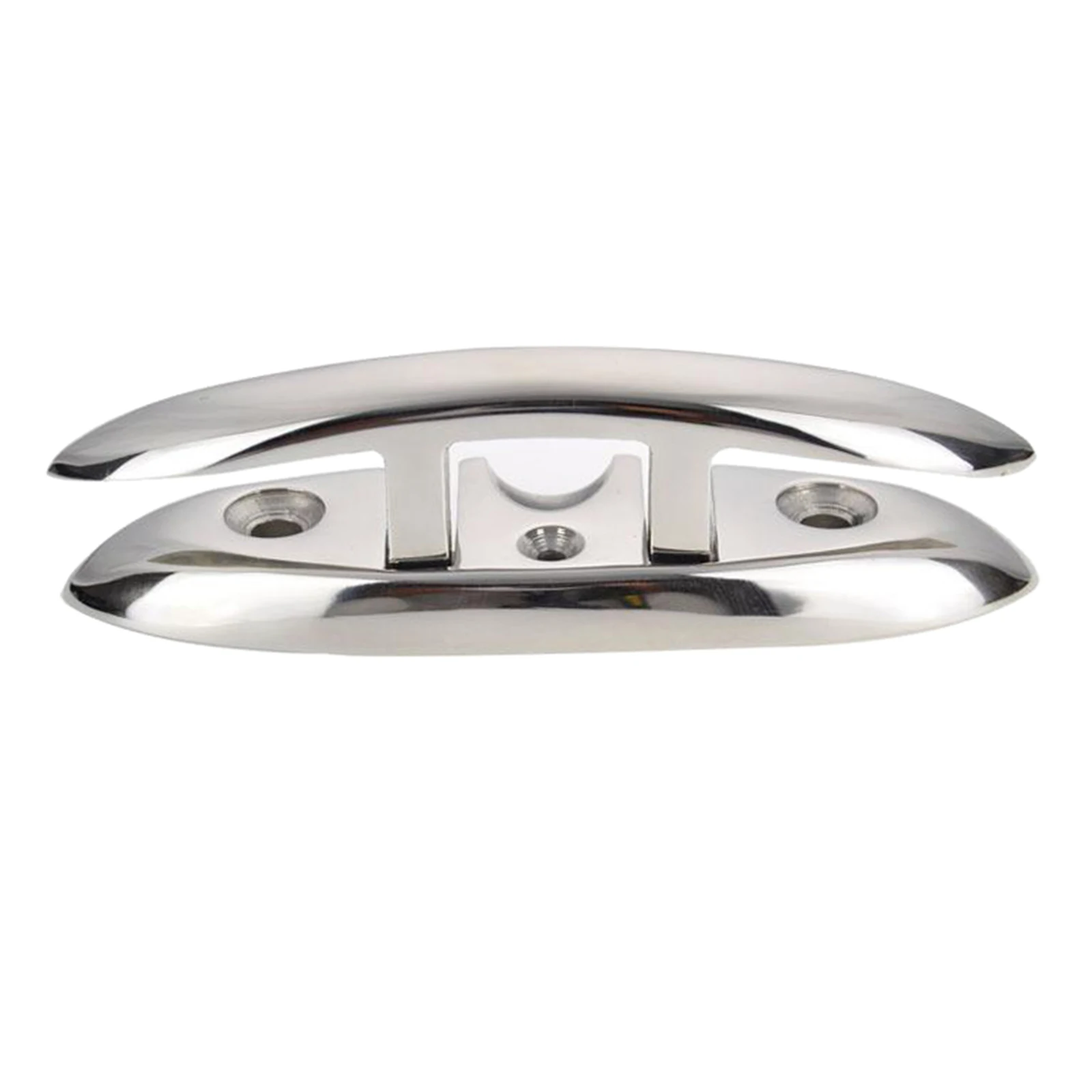 Flush Mount Kayak Stainless Folding Up Dock Cleat 8 Inch Foldable
