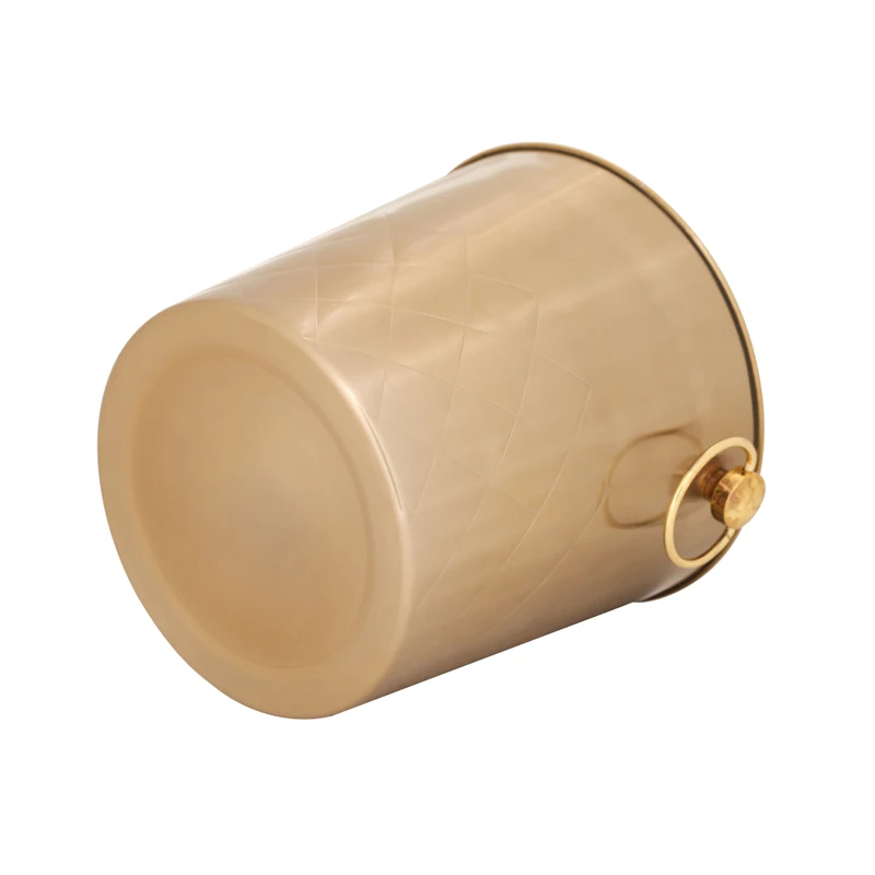 Металл Нержавеющая сталь позолоченные винные кубики для охлаждения 5л ведро льда