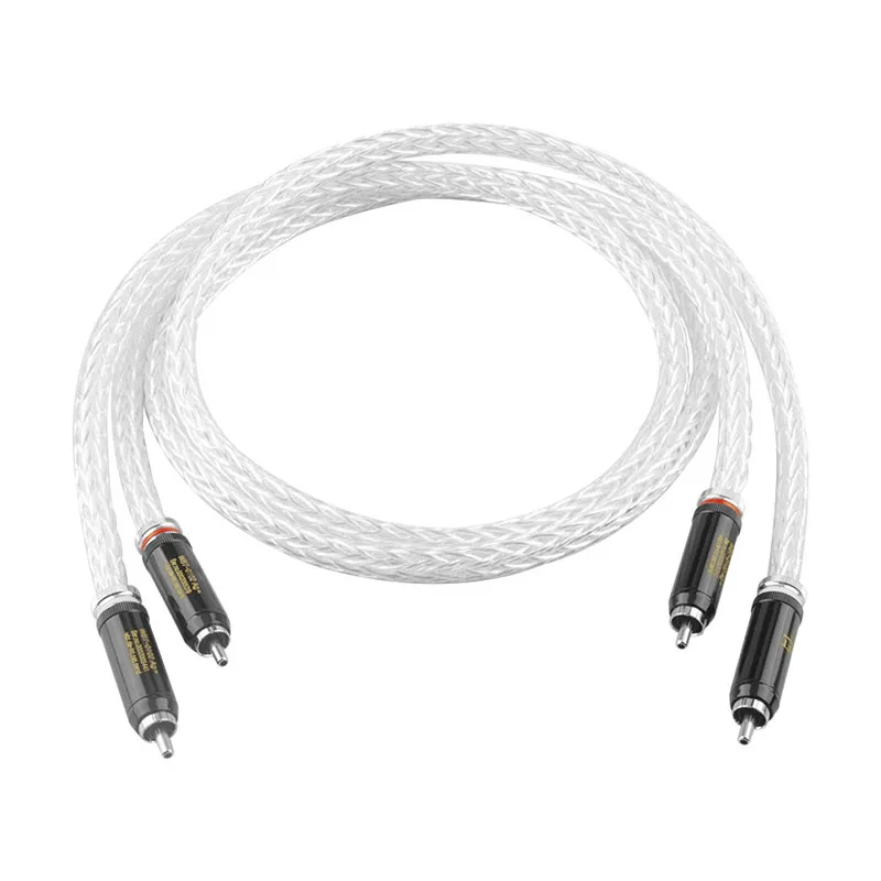 TODN Hi-End 8AG посеребренный OCC 16-жильный аудиокабель с WBT RCA разъемом кабель HIFI 2RCA на |