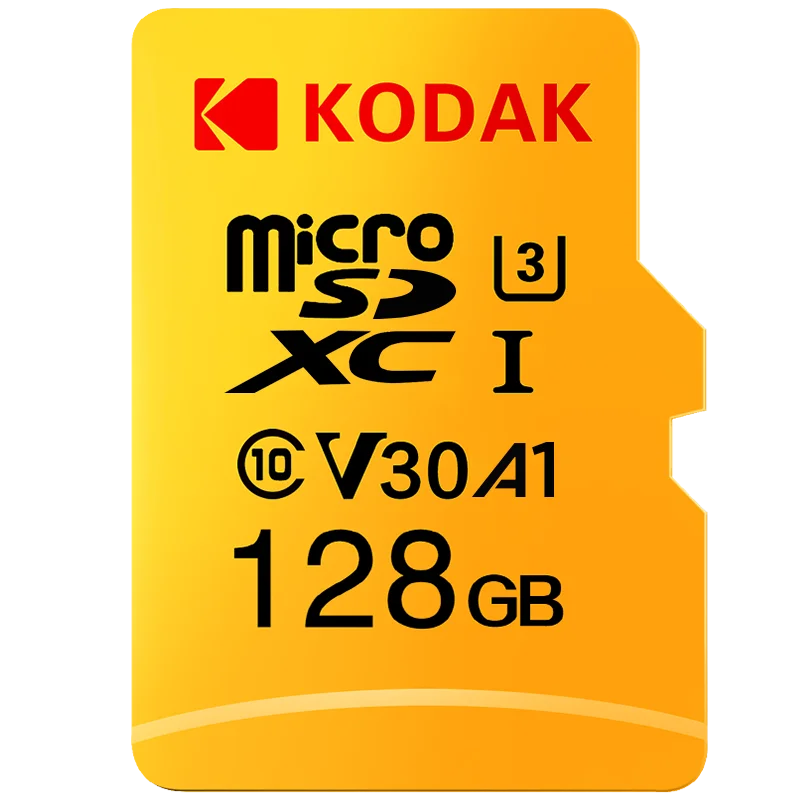 Kodak высокая скорость 512 ГБ Micro SD карта класс 10 U3 4K 32 Гб cartao de memoria 128 Флэш памяти mecard 64