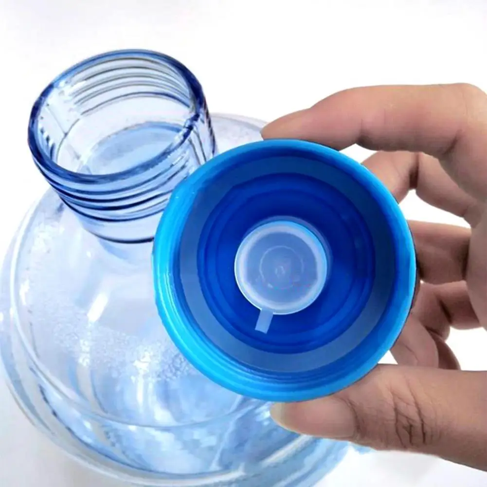 5Pcs/lot 3 Gallon 5 Gallon Reusable Replacemet Water Bottle Snap On Lids Non Spill Caps Anti Splash Peel Off Tops Bucket Lid