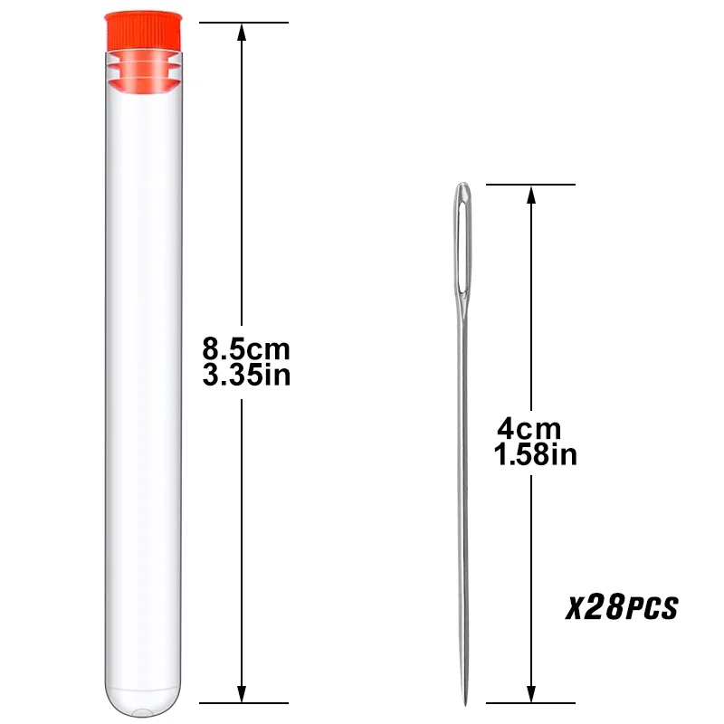 Nonvor 28 шт. игл для бисероплетения сверхтонкие Швейные иглы семян Длинные прямые