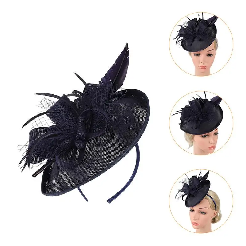 

1pc Chic Headdress Veil Flower Hair Band Party Photo Prop Hair Accessory