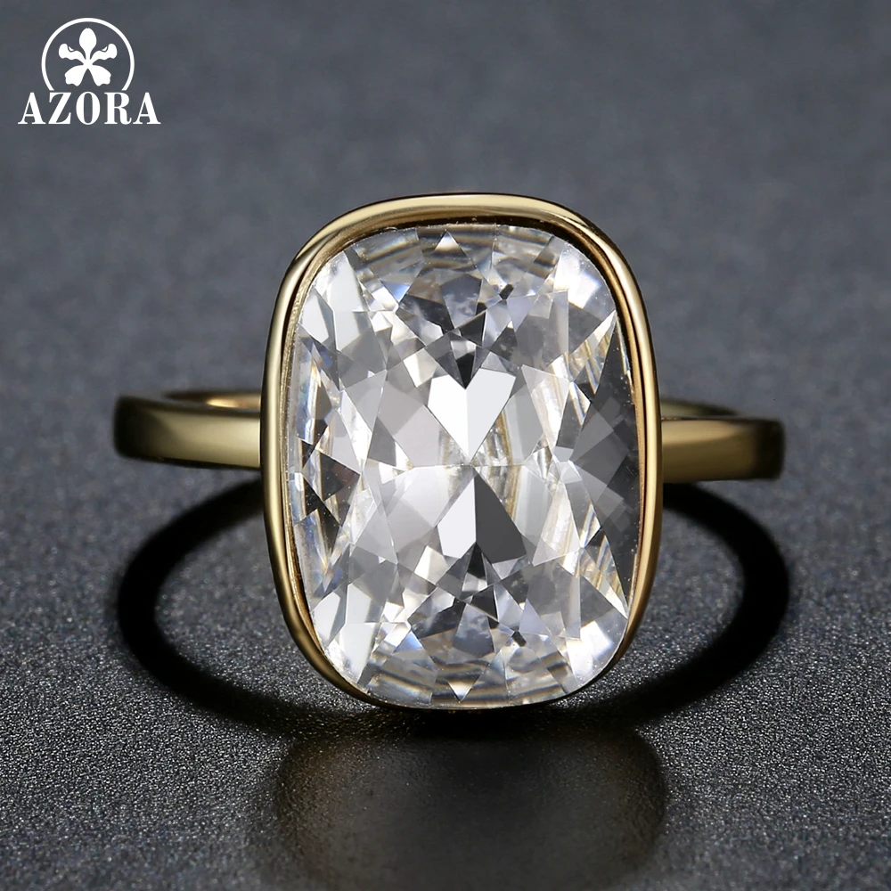 AZORA Открытый регулируемый палец Голубое облако кольца для женщин свадебные