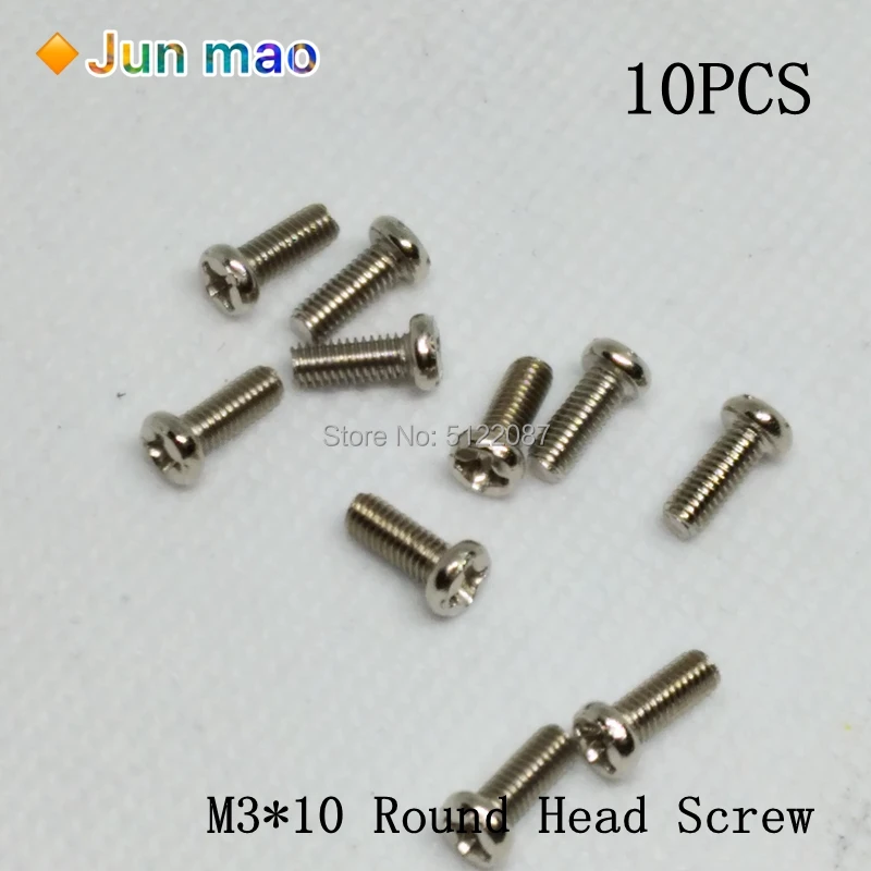130 шт. M3 винтовые гайки M3* 5 3*8 3*10 3*12 3*16 с круглой головкой с плоской головкой набор шурупы Phillips M3x5 мм Винтовые головки M3x16