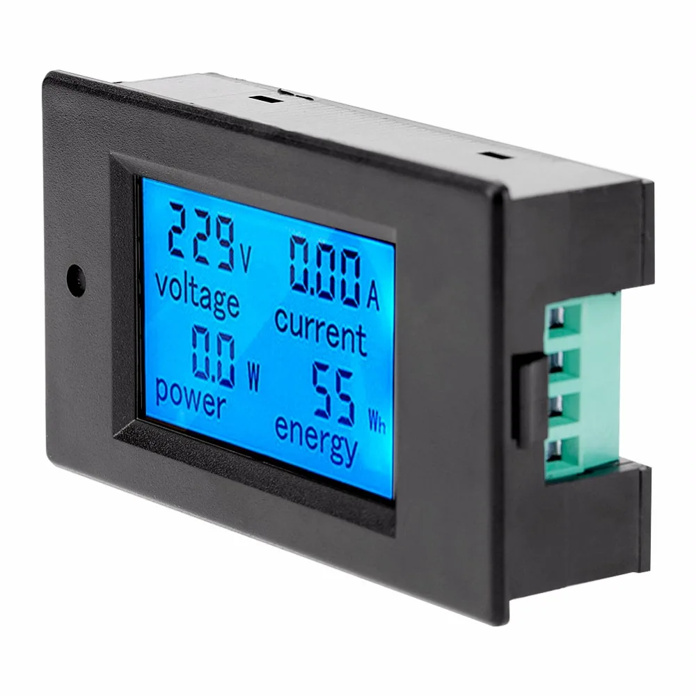 100A AC 80~ 260 В измеритель мощности точный Вольтметр Амперметр кВтч Ватт счетчик энергии напряжение тока измеритель мощности Электрический измеритель