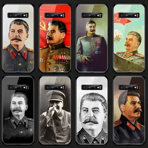Russian Commander Stalin Phone Case Tempered Glass For Samsung S20 Plus S7 S8 S9 S10E Plus Note 8 9 