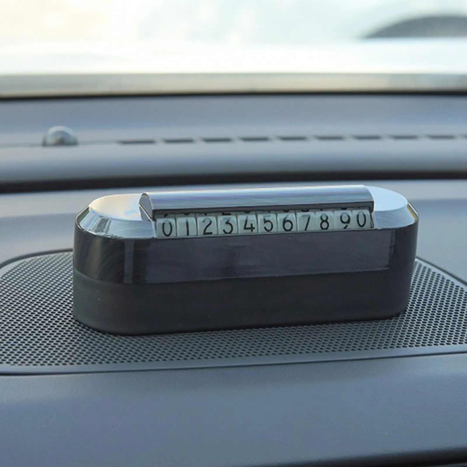 

Phone Holder Easy-cleaning Mini Car Ornament Temporary Parking Card for Parking car accessories