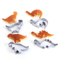 4pcs cookie cutter tainless steel biscuit mould cartoon shape press cutters fondant cake mold baking accessories kitchen tools