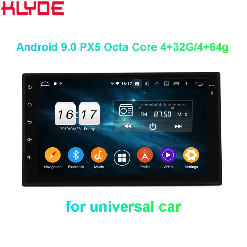 Горячая Распродажа 7 дюймовый сенсорный экран KLYDE KD 7800 система Android 9 0 2din 4 + 32 ГБ