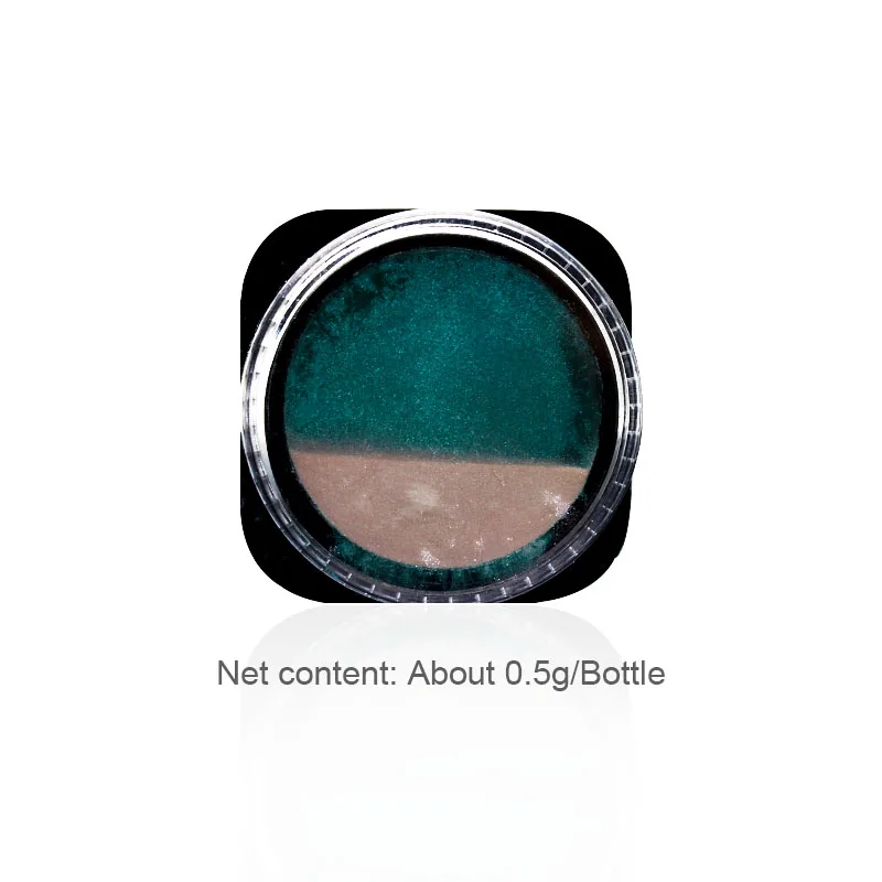 0 5 г/кор. Аурора Радужный Блеск для ногтей Пудра хамелеон блестка ледяной