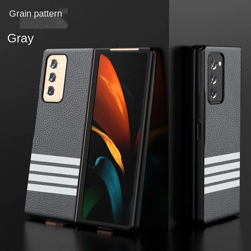 

For Galaxy Fold 2 Case Case Samsung Galaxy Z Fold2 5G Genuine Leather Mobile Phone Shell Optional New galaxy z fold 2 Cover