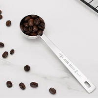 15ml stainless steel coffee milk powder tea leaves self measuring scoop coffee spoon sealing clip kitchen gold accessories