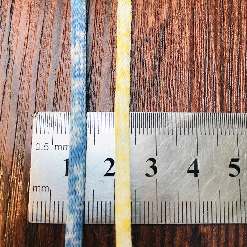 500 г/лот 100% хлопковая цветная плетеная полая пряжа спрей окрашивание чистой