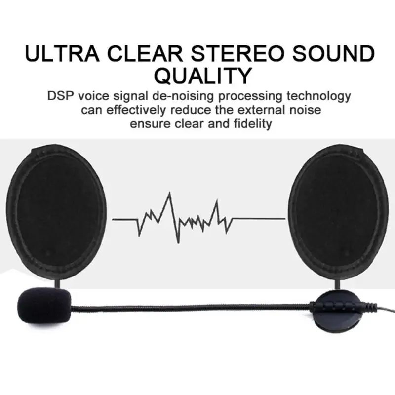 Bluetooth гарнитура V8 5 Rider для шлема ручка с дистанционным управлением NFC мобильный