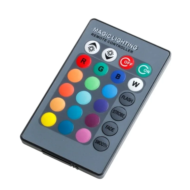

5W E27 LED High Power LED Bulb 16 Colors 24 Key LED Lamp With IR Remote Control Light Portable